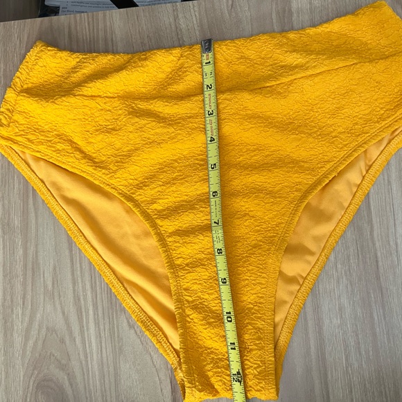 Yellow high waisted bikini bottoms - Picture 7 of 8